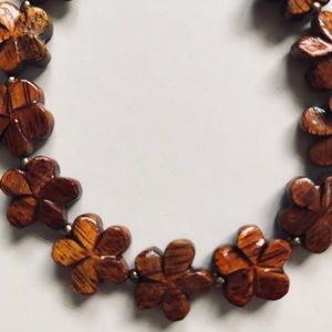 Jewelry - Flowered Koa Wood Bracelet from Hawaii Jewelry - Flowered Koa Wood Bracelet from Hawaii